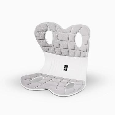 Imagem de Almofada de Apoio Lombar Cadeira Correção de Coluna M (Cinza)