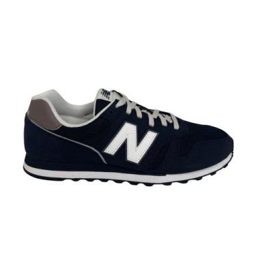 Imagem de Tênis de Corrida New Balance 373v2 Masculino, 44, Preto, Bege