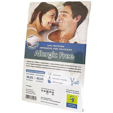 Imagem de Capa Protetora Antiácaro para Travesseiro Adulto Allergic Free 50X70cm