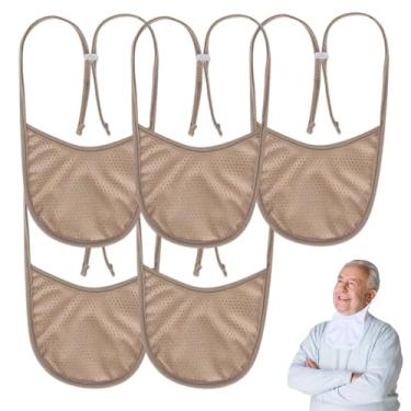 Imagem de Capa para estoma de pescoço de traqueostomia (Cáqui-5 peças, pequena)