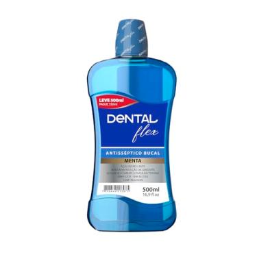 Imagem de Enxaguante Bucal Menta Antisséptico 500ml Dentalflex, Sem Álcool e Sem Flúor