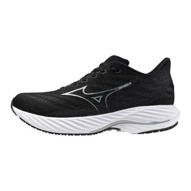 Imagem de Mizuno Tênis de corrida masculino Wave Rider 28, Preto, prata, 42