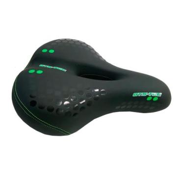 Imagem de Selim Com Sinalizador Led Mtb Vazado Banco Para Bicicleta Super Confor