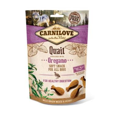 Imagem de Petisco Soft Semi Úmido Codorna com Orégano para Cães 200gr - Carnilov