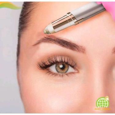 Imagem de Mini caneta depiladora facial portátil tira pelôs elétrico recarregáve