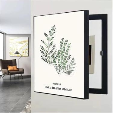 Imagem de Criativo Caixa Decoração Do Painel Elétrico Caixa Tampa Do Medidor Elétrico Interno Painel Elétrico Ocultar Pinturas Para Restaurante Sala De Estar Quarto, C, 60x70cm