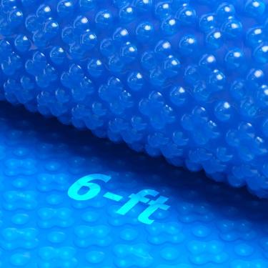 Imagem de TONTAIN 2022 16 mil 400 μm 6FT Round Blue Quad Bubble Solar Pool Cover Solar Hot Tub Coberturas para Piscinas no Solo e Acima do Solo, Aquecimento de Piscina Lateral com Bolhas com Energia Solar