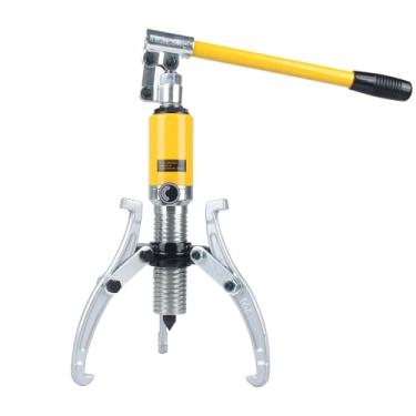 Imagem de RATTMMOTOR Extrator hidráulico de engrenagem YL-10T 10 Ton Max. 50-60 mm Curso 2 ou 3 Mandíbulas Extrator de Rolamento Cubo Separador Kit de Ferramentas