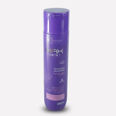 Imagem de Shampoo Matizador Platinado Voga Max Care Blond 280ml - inVoga Cosméti