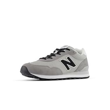 Imagem de New Balance Tênis masculino 515 V3 Classic, Cinza ártico/preto, 11 Wide