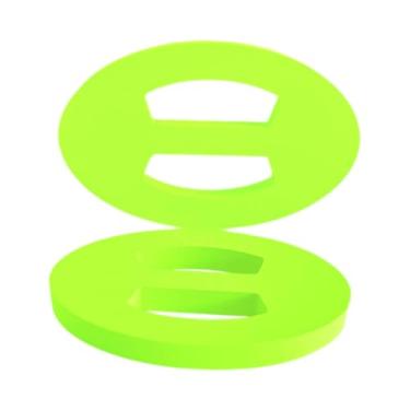 Imagem de Fenteer 2 peças de flutuador de mão para natação, prancha de natação leve e confortável, prancha flutuante para adultos e iniciantes, Luz Verde