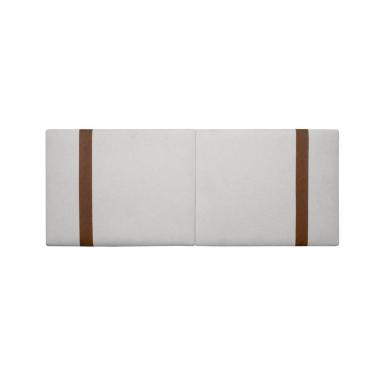 Imagem de Painel Suspenso Cabeceira Dobrável Pietro Para Cama Box Solteiro 90cm Boucle