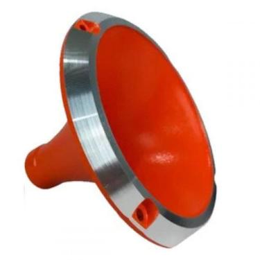 Imagem de Corneta Cone Curto Rosca Bocal Alumínio Laranja HL 11-25 Som - Pruden 