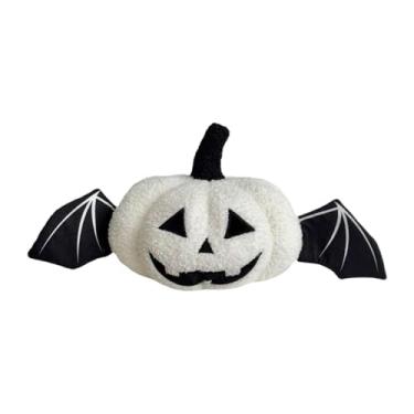 Imagem de FLCPJGV Travesseiro de Abóbora, Brinquedo Macio, Acessório para Festa, Decoração de Quarto de Halloween, Divertido, Adequado para Presentes E Decorações, Branco, Tamanho real
