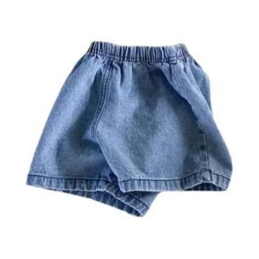 Imagem de Shorts Jeans Bebê - Casual, com Bolsos - 0 a 24 Meses, 0-6 meses, 195 