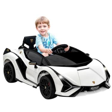 Imagem de Carrinho Elétrico Infantil Esportivo, Branco