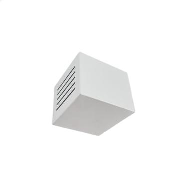 Imagem de Arandela cubo 10 fachos 10x10x9 sem base soquete G9 BL 08/10 branco