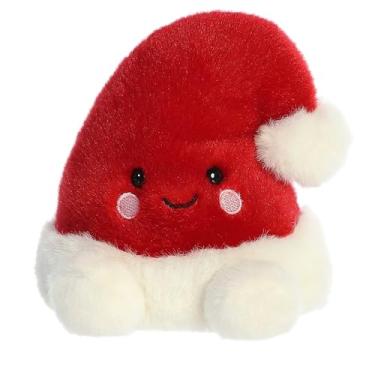 Imagem de Aurora Festive Palm Pals Topper Santa Hat Stuffed Animal - Pocket-Sized Play - Collectable Fun - Red 5 Inches