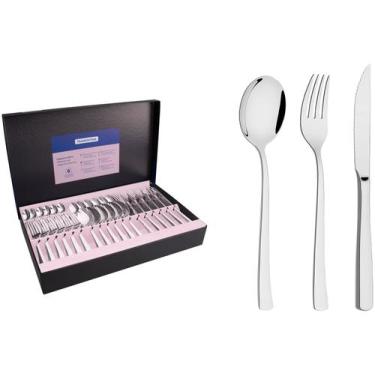 Imagem de Faqueiro Tramontina Inox 36 Peças para Churrasco Berlin Brilho 6693413