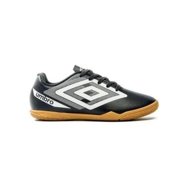 Imagem de CHUTEIRA UMBRO BEAT JR FUTSAL 1035166 PRETO BRANCO INFANTIL-Masculino