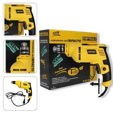 Imagem de Furadeira de Impacto 127V Amarela - STARTOOLS, 110V
