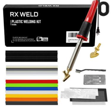 Imagem de Kit de soldagem de plástico RX WELD 100W Soldador de plástico 110-120V