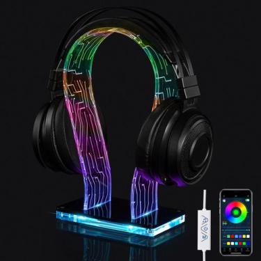 Imagem de Suporte para fone de ouvido OAPRIRE RGB com 213 modos e 60.000 cores