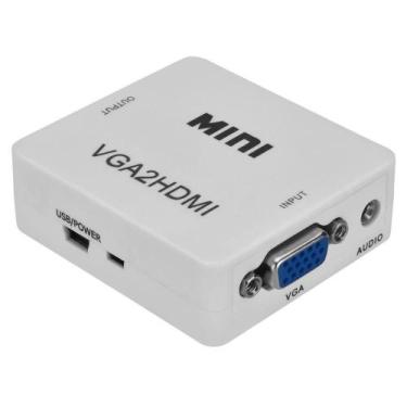 Imagem de Conversor De Audio-video Evus C-083 Vga + Audio (p2) Para