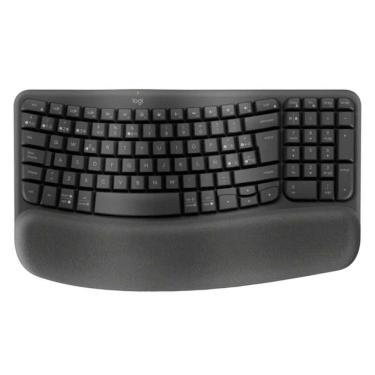 Imagem de Teclado Logitech Wave Keys 920-012278 Ergonômico Sem Fio