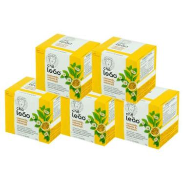 Imagem de Kit 5 Chás Leão Camomila, Cidreira e Maracujá com 10 Sachês Cada Linha