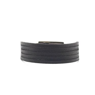 Imagem de Pulseira Em Couro 5 Fios Marrom - FORNECEDOR 1