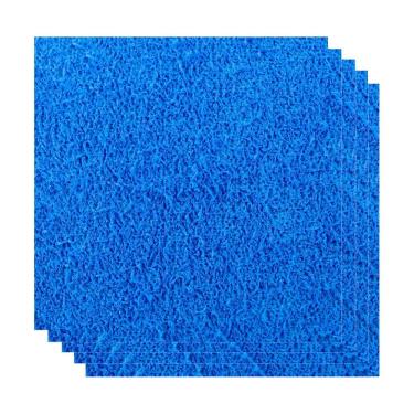 Imagem de Placa de EVA 40x48cm atoalhado Azul c/ 5 folhas Gatte