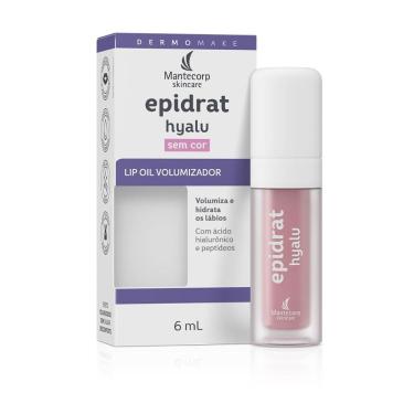 Imagem de Lip Oil Mantecorp Skincare Epidrat Hyalu Volumizador Sem Cor 6ml
