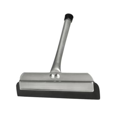 Imagem de 1 Rodinho de Pia em Alumínio Reforçado com Borracha Preta Multiuso para Limpeza de Cozinha, Banheiro, Box de Vidro, Espelho e Azulejos – Rodo Pequeno Premium, Resistente e Anticorrosivo