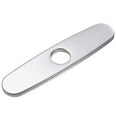 Imagem de Gangang Torneira de pia placa de deck 24 cm tampa de furo pia de aço inoxidável 1 ou 3 torneiras capas para banheiro cozinha torneira pia pia