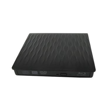 Imagem de 5sssallefaa Blu Ray Player Disco óptico externo USB 3.0 Blu-Ray Bd-ROM Cd/DVD Rw gravador gravador gravador para notebook Apple (Cor: A)