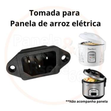 Imagem de Conector tomada para panela de arroz e de pressão elétrica - sem marca