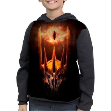 Imagem de Moletom Infantil Senhor Dos Aneis Lord Of The Rings Sauron - smoke, Pr