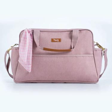 Imagem de Bolsa Maternidade Grande Mescla Rosa - Hug