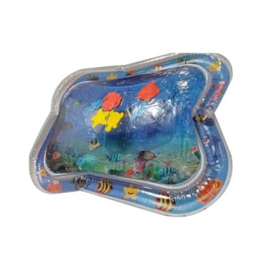 Imagem de Tapete Inflável Infantil Aquático, Temática do Mar, para Brincadeiras e Diversão desenvolvimento sensorial para crianças