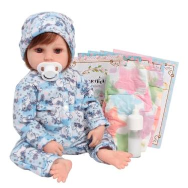 Imagem de Boneca Reborn Bebê Realista Menina Fio a Fio Pode Molhar