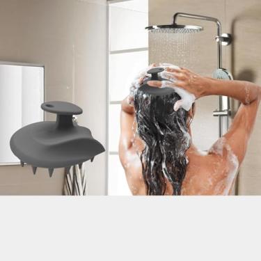 Imagem de Esfregador corporal de silicone, escovas sensoriais 2 em 1 para sala sensorial, terapia ocupacional, bucha de silicone, escova de banho para animais de estimação