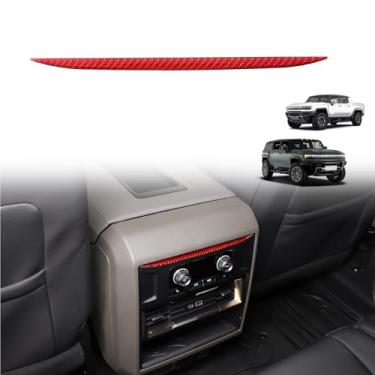 Imagem de Aotumcer Tampa de acabamento antichute para saída de ventilação de ar condicionado traseira compatível com acessórios Hummer EV 2023 2024 2025 2026 para SUV/caminhonete modelo A/C faixa de acabamento