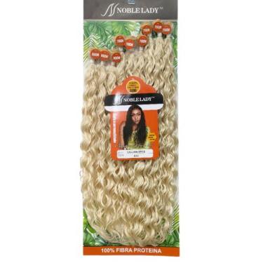 Imagem de Cabelo Fibra De Proteína Idêntico Ao Humano Cacheado 75cm lilian - bbl