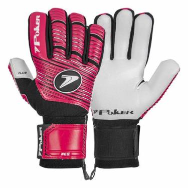 Imagem de Luva de Goleiro Profissional Poker Neo, Vm, Pt, Br, 10