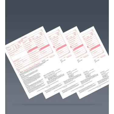 Imagem de Formulários fiscais de transmissão W3 2025, formulários resumidos de 10 formulários W-3 para transmissão de declarações de salários e impostos, compatíveis com QuickBooks e software de contabilidade