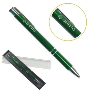 Imagem de Caneta Personalizada Cursos Metal Profissional Coloridas Direito - out