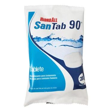 Imagem de Pastilha Cloro Consumo Humano Hidroall SanTab90 - Hidro All