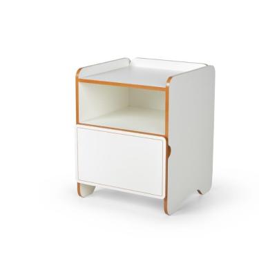 Imagem de Mesa De Cabeceira 1 Gaveta Com Nicho Cindy - Branco