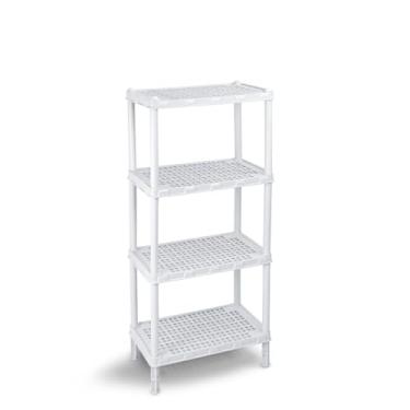 Imagem de Estante Veneza Branca 4 Prateleiras